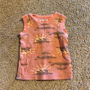 Carter's Orange Sunset Tank Top